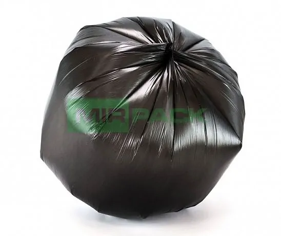 Мешки для мусора 30л, 8 мкм, в рулоне 20 штук, черные, 50х60 см, ХИТ - Вид 2